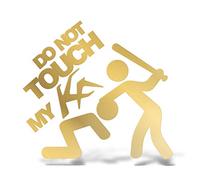 Erreinge Sticker Compatible pour Ford Ka Dub Do not Touch My Tuning Jdm Or Schriftzug En PVC pour la voiture fenêtre de lunette arrière - 20 cm