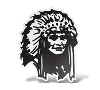 erreinge Sticker Indien natif américain adhésif en PVC pour décalcomanie murale de voiture, moto, casque, caravane, ordinateur portable, 30 cm