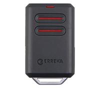 ERREKA KUMA KU02 Compatible avec Erreka LUNA et Erreka RESON - Modèle plus résistant à 2 boutons à code fixe - 2 canaux 433 MHz - Distance 100 mètres - Avec anneau pour porte-clés