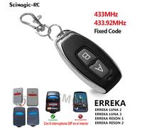 ERREKA LUNA 2 LUNA 3 433.92 MHz duplicateur de télécommande de Garage ERREKA RESON 1/2 transmetteur à distance de porte de commande à Code fixe