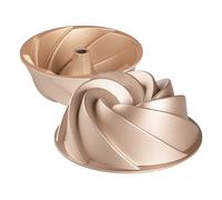 Erreke Moule Kouglof, Double Couche Antiadhésive Qualité Professionnelle, Moule Savarin, Cuisson Uniforme, Très Résistant, Moule Gateau, 1.8 litres, Gâteau 24cm (Spirale)