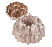 Erreke Moule Kouglof, Double Couche Antiadhésive Qualité Professionnelle, Savarin Cuisson Uniforme, Très Résistant, Moule Gateau, 2.0 litres, Gâteau 24cm (Cascade)