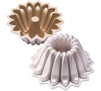 Erreke Moule Kouglof, Moule Savarin, Double Couche Antiadhésive Qualité Professionnelle, Cuisson Uniforme, Très Résistant, Moule Gateau, 2.5 litres, Gâteau 24cm, Flare