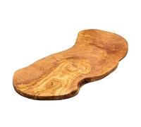 Erreke Planche a Decouper Bois Olivier, Planche à Découper Bois, Fait Main, Servir ou Couper les Aliments Viande Fromage Pain Cuisine Barbecue, Style Méditerranée (51x26 cm)