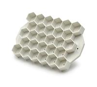 Erretre srl Moule pour pain tortue hexagonale, 14 x 11 cm, avec poignée professionnelle.
