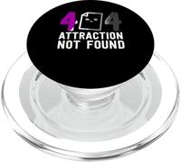 Erreur 404 Attraction introuvable Fierté asexuée Ace Asexuality PopSockets PopGrip pour MagSafe