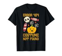 Erreur 404 Costume introuvable Candy Funny Geek Halloween T-Shirt
