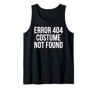 Erreur 404 Costume introuvable Chemise Funny Halloween Computer Débardeur