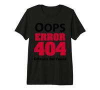 Erreur 404 Costume introuvable Code d'halloween Amusant 2023 T-Shirt Haut de Gamme