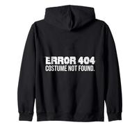 Erreur 404 Costume Non Trouvé Halloween Programmeur Humour Sweat à Capuche
