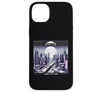 Erreur 404 Cyberpunk City Humanity not Found Vaporwave Coque pour iPhone 14 Plus