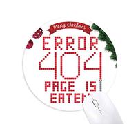 erreur 404 page est mangé programmeur tapis de souris en caoutchouc de sapin de noël