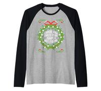 Erreur 404 Pull de Noël Not Found Drôle Moche Pull Meme Manche Raglan