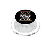 Erreur 404 Pull de Noël Not Found Drôle Moche Pull Meme PopSockets PopGrip pour MagSafe