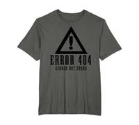 Erreur 404 Sexe non trouvé Non binaire Drôle LGBTQ Pride T-Shirt
