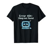 Erreur 404 Sleep Not Found IT Reboot Humour Graphic T-Shirt