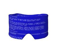 Erreurs classiques de l'écran bleu de la mort,Masque pour les yeux bloquant la lumière Cache-yeux et cache-oreilles pour le sommeil