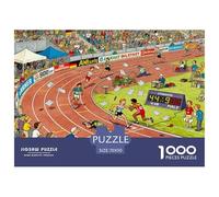 Erreurs dans Le Sprint Relay Race Puzzle en Bois Imperméable DIY Puzzles De 1000 Pièces pour Adultes Cadeaux Coloré Jeux De Stimulants
