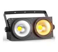 Erreyht 200W COB Par Blanc Froid/Chaud Blinder Theatre Par LED, Eclairage Scene COB Effets avec D MX 8CH, Lumiere Scene pour église Mariage éclairage public Fête Halloween Noël