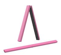 Erreyht Poutre d'équilibre de Gymnastique, Barre de Gymnastique Pliable Rosa 2,1 m/220 LB en Similicuir Pliable pour entraînement à Domicile
