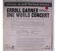ERROL GARNER - one world concert, 45 rpm preview LP