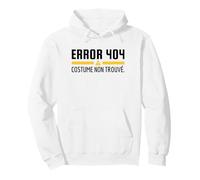 Error 404 Costume Non Trouvé Idée Fête Costum Les Paresseux Sweat à Capuche