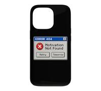 Error 404 - Motivation Not Found Coque pour iPhone 13 Pro