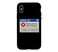 Error 404 - Motivation Not Found Coque pour iPhone X/XS