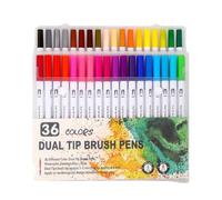 ERRORY 36/48/60/72/100 couleurs feutre pointe pinceau marqueur aquarelle pinceau pour enfants adultes livres de coloriage prise de notes