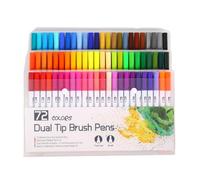 ERRORY 36/48/60/72/100 couleurs feutre pointe pinceau marqueur aquarelle pinceau pour enfants adultes livres de coloriage prise de notes