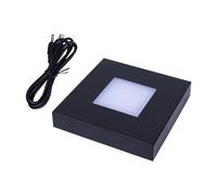 ERRORY Base lumineuse portable en cristaux ABS pour exposition de bijoux avec LED tactile à intensité variable et éclairage d'exposition à basse température, One Size, Comme décrit