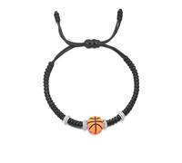 ERRORY Bracelet en résine tissé réglable inspiré du sport fabriqué à partir de corde noire robuste, parfait pour les personnes actives et les couples, accessoire de fitness, taille unique, Comme