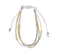 ERRORY Bracelets colorés faits à la main en perles de cristal tressées faites à la main pour adolescentes, taille unique, Comme décrit