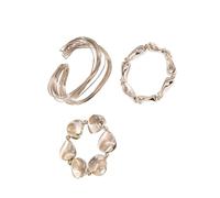 ERRORY Chaîne de poignet hypoallergénique - Fluctuation rugueuse - Sphère - Substance de mélange de fer - Coupe décontractée - Empilable - Bijoux tendance modernes en mélange de fer, taille unique