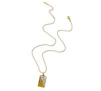 ERRORY Collier avec pendentif en acier inoxydable pour tarot tendance - Accessoire de mode rétro, taille unique, Comme décrit, Comme décrit.