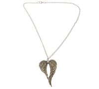 ERRORY Collier avec pendentif en forme d'aile en forme de cœur inspiré de l'amour avec ornements en cristal, portable pour des tenues élégantes, collier élégant pour femme, taille unique, Comme décrit