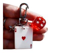 ERRORY Creative Game Multi Charm Porte-clés Pendentif pour Sac à Dos Accessoires Acrylique Alliage Décoration Accessoire de Mode, Rouge, taille unique