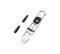 ERRORY Décapsuleur multifonction avec clip pour camping, randonnée, outil multifonction en alliage avec boucle porte-clés multifonction pour pied-de-biche