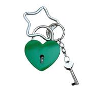 ERRORY Élégant porte-clés Love avec adorable étoile attachée à la mode pour sac à main décoration étoile titulaire, Vert