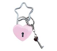 ERRORY Élégant porte-clés Love avec adorable étoile attachée à la mode pour sac à main décoration étoile titulaire, a