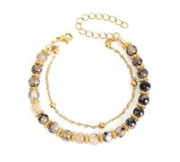 ERRORY Élégante perle en pierre naturelle avec propriétés, réglable, accessoire de bijoux pour toutes les occasions, bracelet de protection apaisant, taille unique, Comme décrit