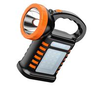 ERRORY Lampe de poche solaire portable rechargeable à LED pour situations d'urgence durables