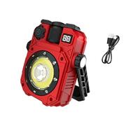 ERRORY Lampe de poche solaire portable rechargeable pour le camping, les urgences en plein air, l'inspection du travail