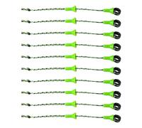 ERRORY Lot de 10 anneaux de guidage de ligne de pêche en céramique hautement adaptables, parfaits pour diverses techniques et types de canne, stabilité de position améliorée dans la canne