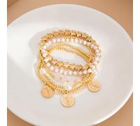 ERRORY Lot de 5 bracelets élastiques réglables faits à la main en forme d'étoile pour les fêtes et les rendez-vous galants