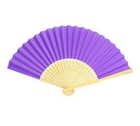 ERRORY Lot de 5 éventails pliants en papier pour enfants - Expression créative et créative, violet, taille unique