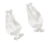 ERRORY Manchons d'évêque évasés blancs pour mariée - S'associent parfaitement avec différentes robes de mariage victoriennes, blanc, taille unique