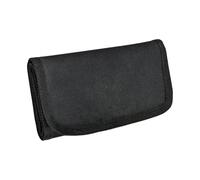 ERRORY Portefeuille de voyage pratique en tissu Oxford avec 6 compartiments sécurisés à fermeture éclair pour espèces, passeports, cartes, organiseurs multi-devises, sac compact de gestion des devises