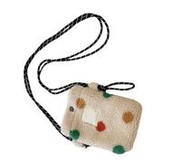 ERRORY Sac à bandoulière accrocheur présentant des pois uniques avec sangle réglable, convient pour diverses occasions, sac tendance, D