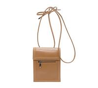 ERRORY Sac à bandoulière assorti pour femme - Joli sac à bandoulière en cuir synthétique - Petit sac à bandoulière vertical pour femme, kaki